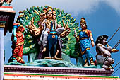 The great Chola temples of Tamil Nadu - The Swaminathan Temple of Swamimalai. The entrance gopura. 